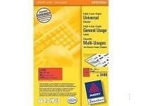 Avery-zweckform Universal Labels, Red 70x37mm (3448) Avery-zweckform Universal Labels, Red 70x37mm (3448)
